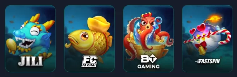 Power-ups and boss battles in 57V fishing games